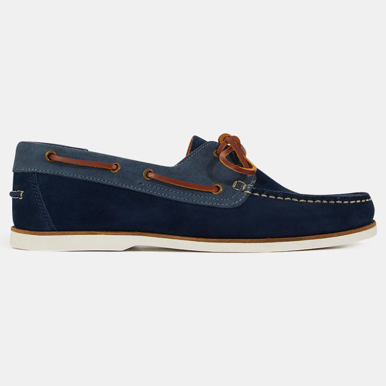 Comptoir GL Chaussures bateau en Cuir bleu marine