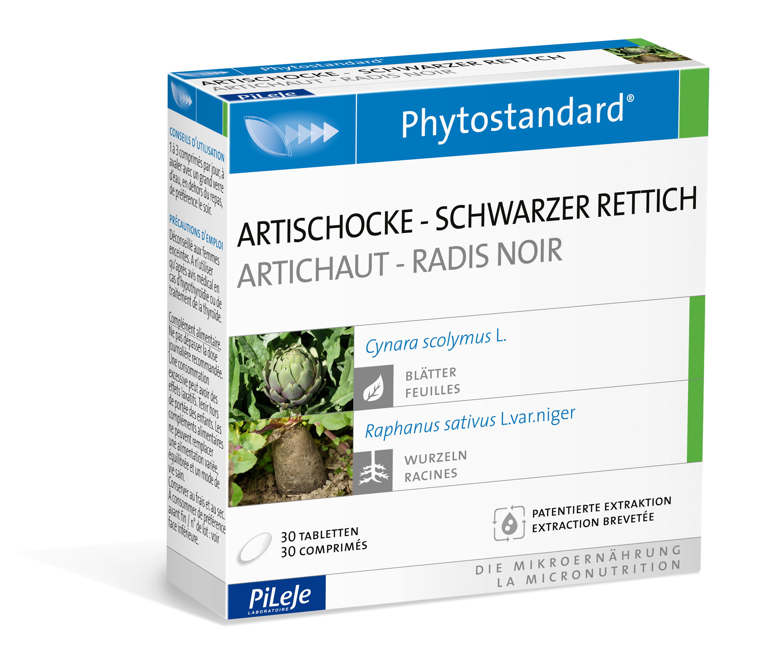 PHYTOSTANDARD Artischocke-Schwarzer Rettich Tabl Blist 30 Stk
