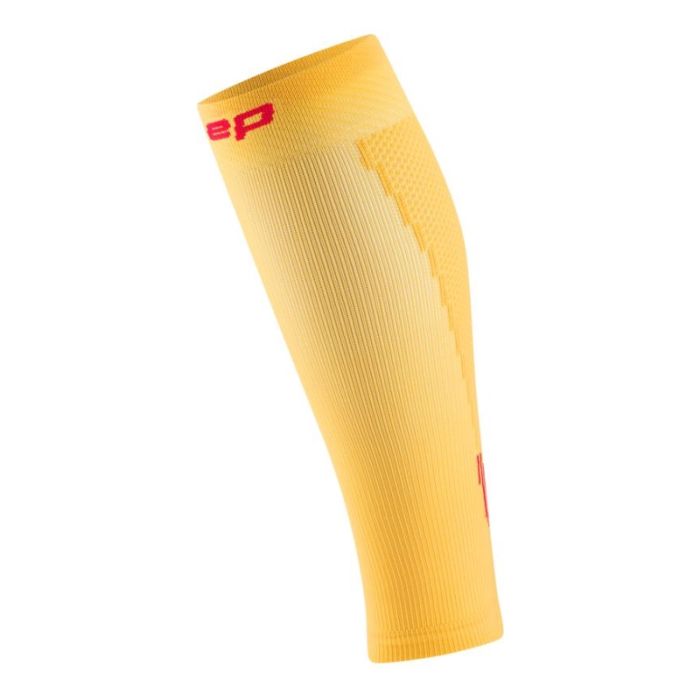 CEP Dame Læg- og armtubes Core Run Sleeves Calf 5.0 Gul
