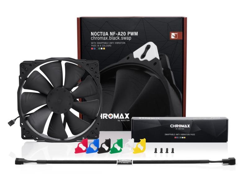Noctua PC-Lüfter NF-A20 PWM chromax Gehäuselüfter