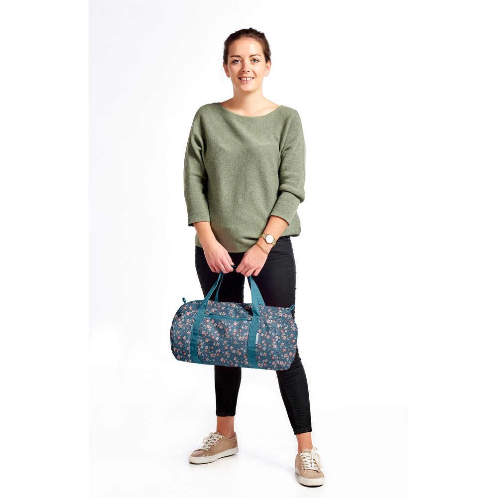 Sac De Sport Fleuri Nude Ardoise