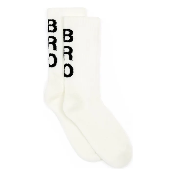 Bonton Collaboration Bonton x Ron Dorff - Chaussettes Bro | Ecru