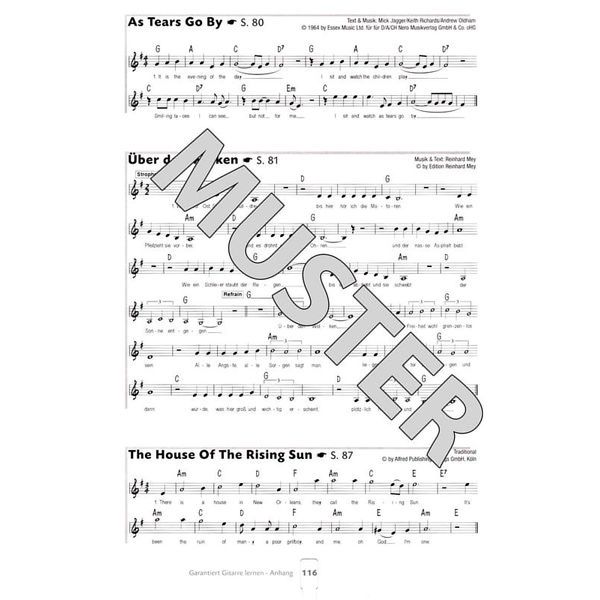 Alfred Music Publishing Garantiert Gitarre Lernen