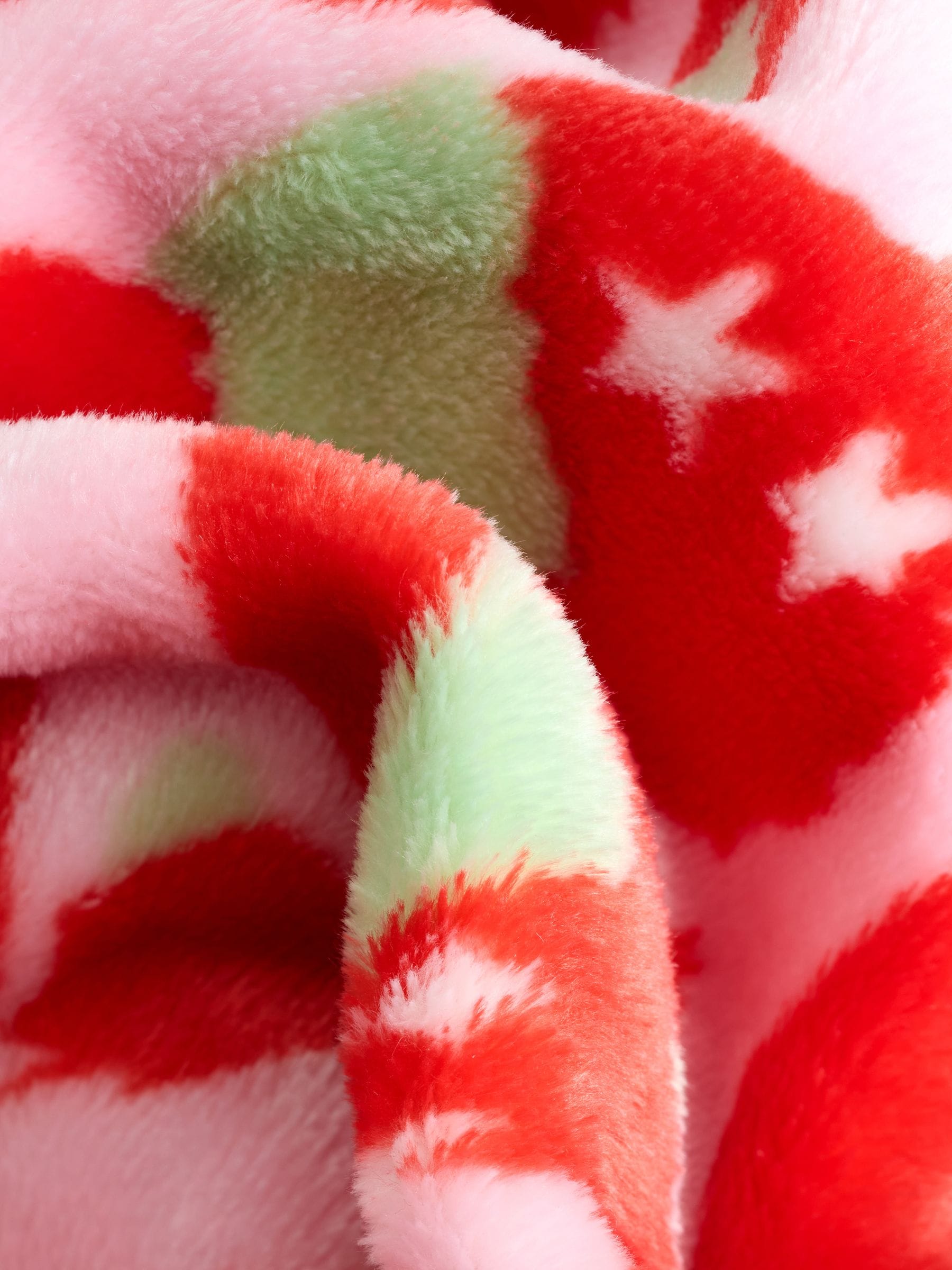 Roze met groen - Eleanor Bowmer Leopard Print Fleece Robe