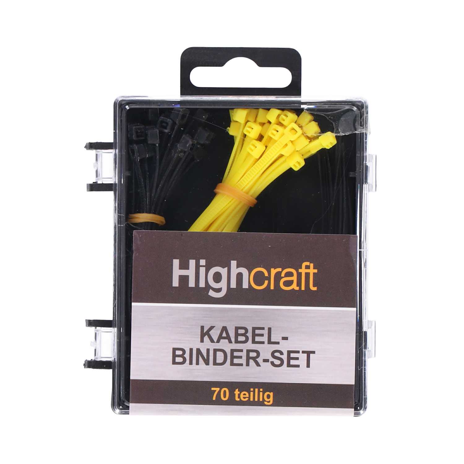 Highcraft Kabelbinder-Set, 70tlg.