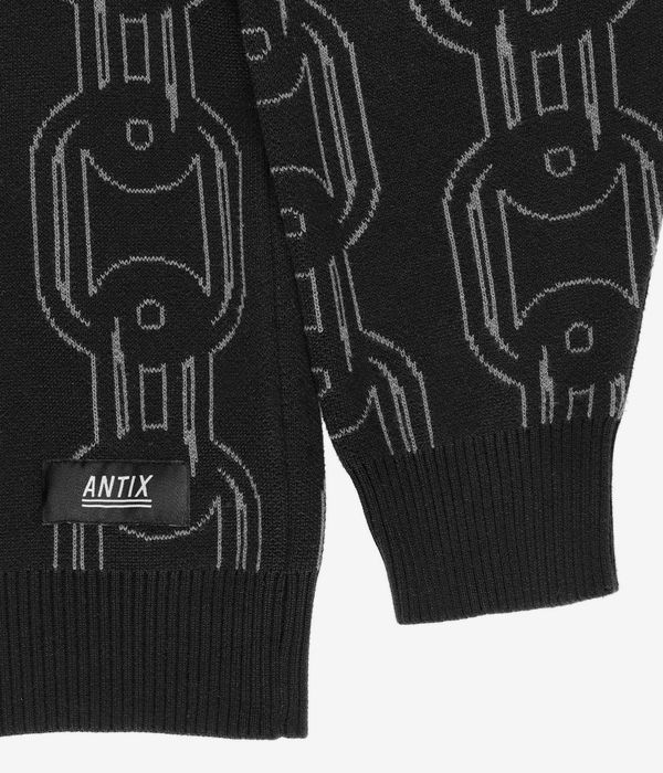 Antix Chains Organic Knit Sweatshirt (black)