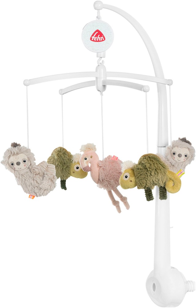 Fehn Mobile »Lazy, Crazy & Pink, Musik-Mobile« mit mechanischem Spielwerk