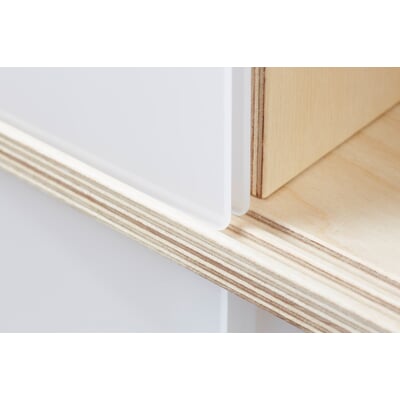 Schieber zu Sideboard Irion, flach, Weiß