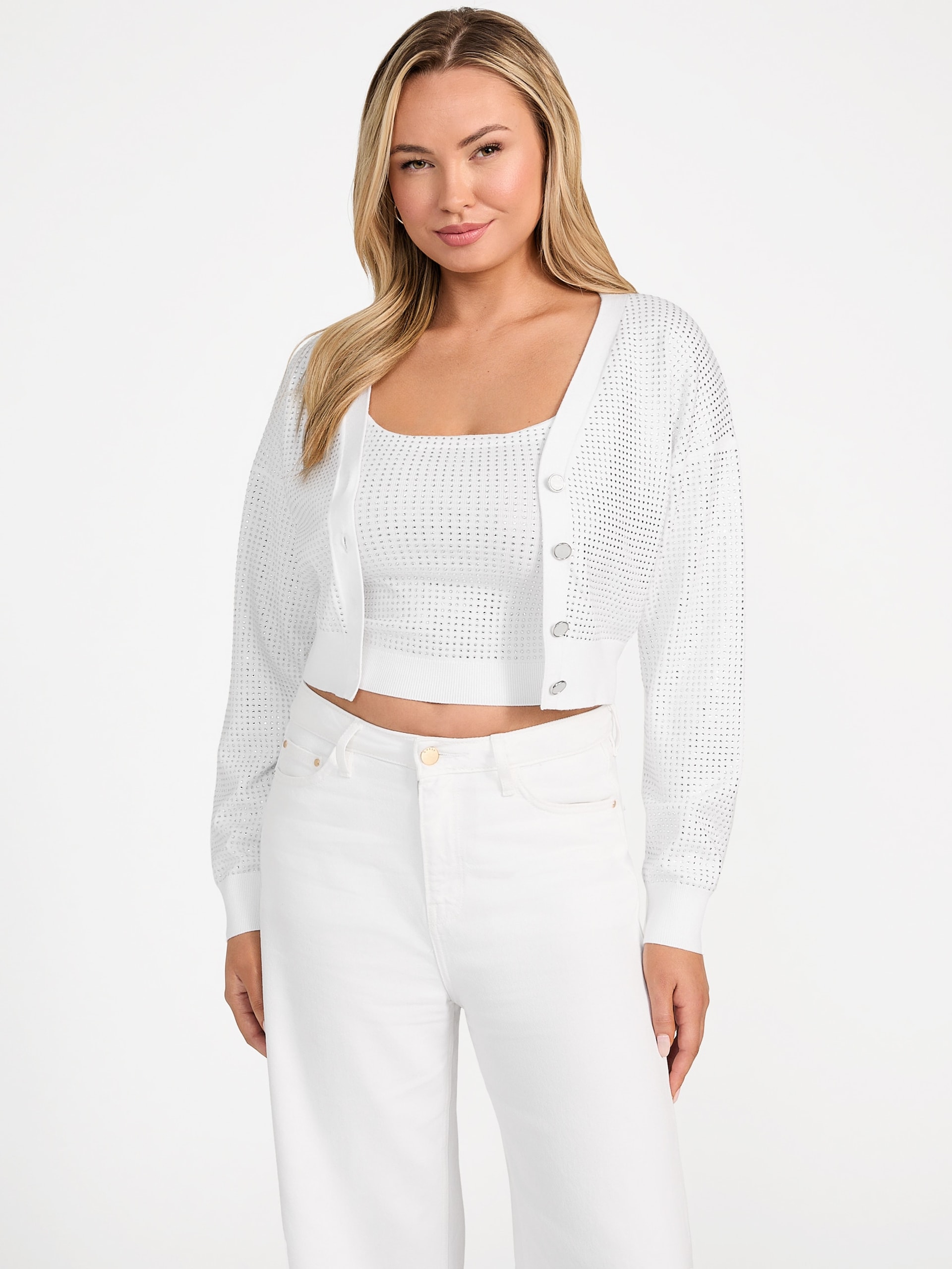 Cardigã Khloe com Strass