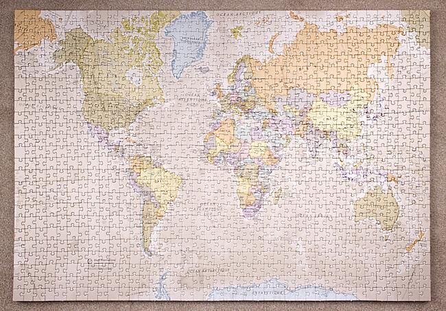 CRAENEN - MONDE PUZZLE CLASSIQUE 1000 PIECES