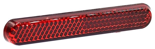 Catadioptre adhésif pour fixation verticale sur tige de selle vélo .