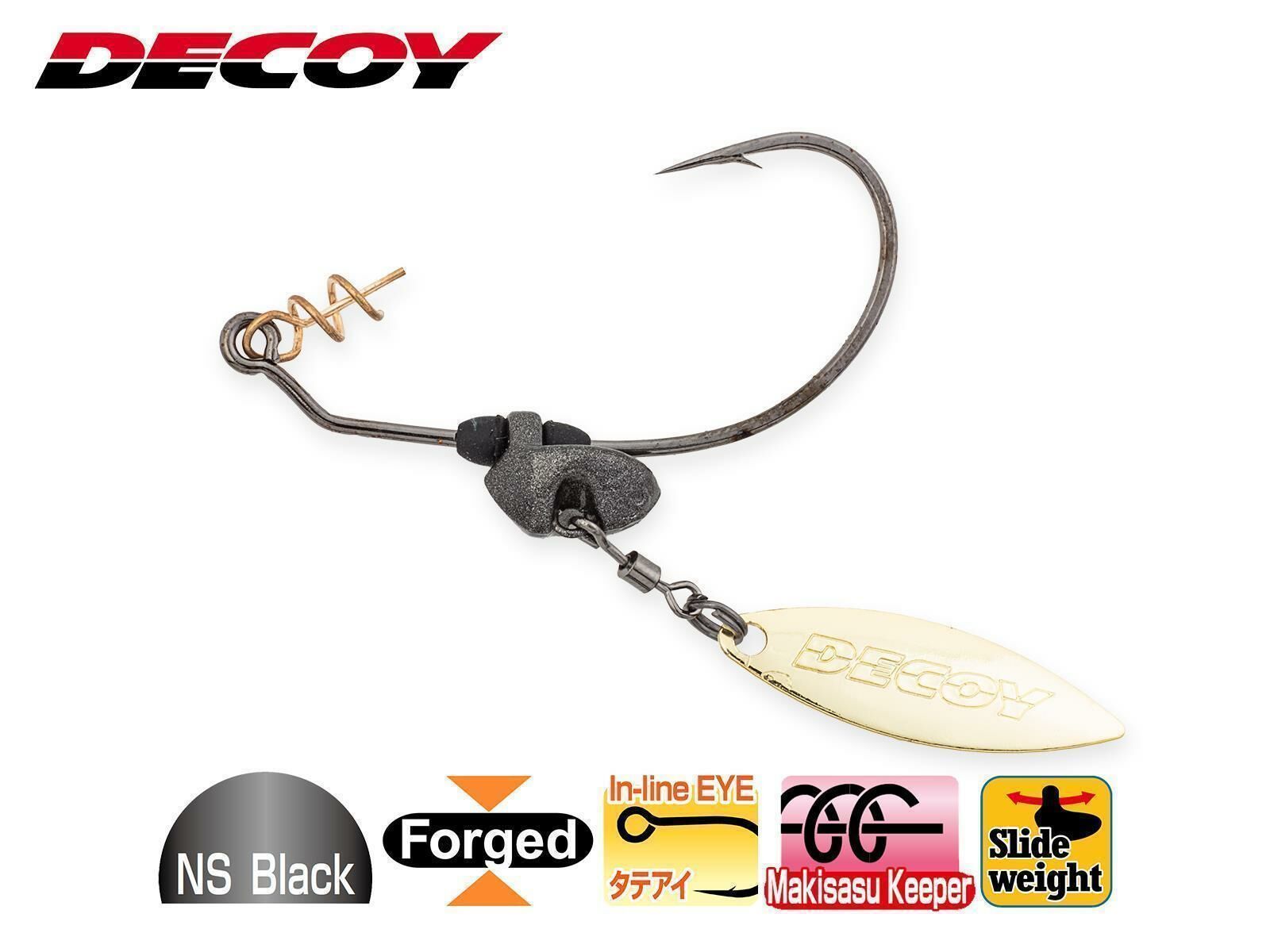Makisasu Blade Gold Worm230G - Size 5/0 (5.0g)(DECOY)