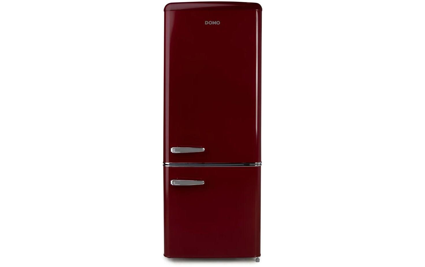 Kühlschrank DO91707R Bordeaux, Rechts<br>Freistehender Kühlschrank im Retro-Design
