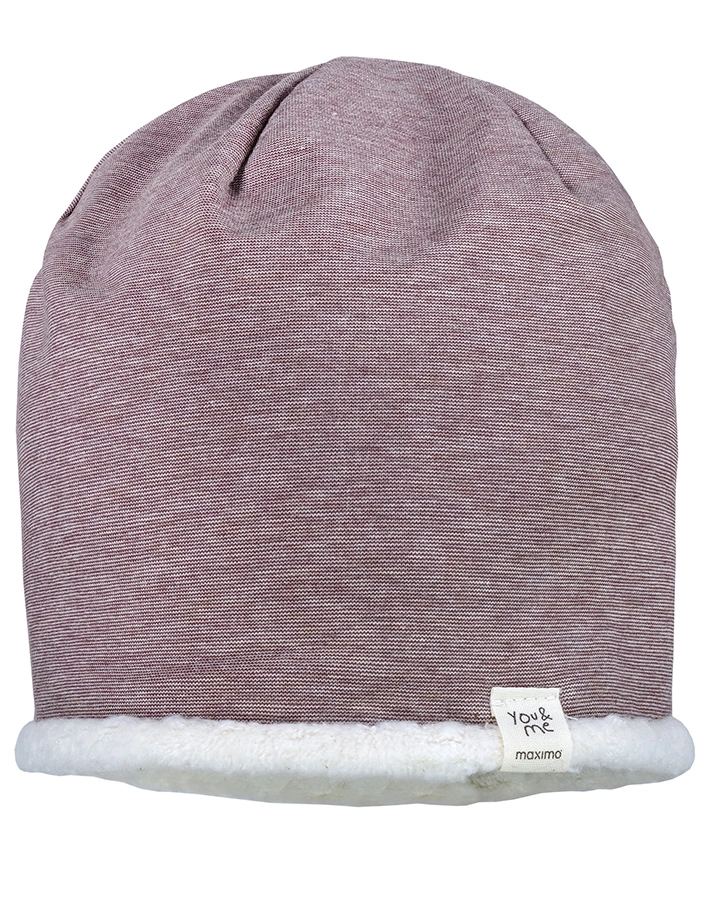 Beanie COSY zum Wenden in kastanie/hellbraun melie