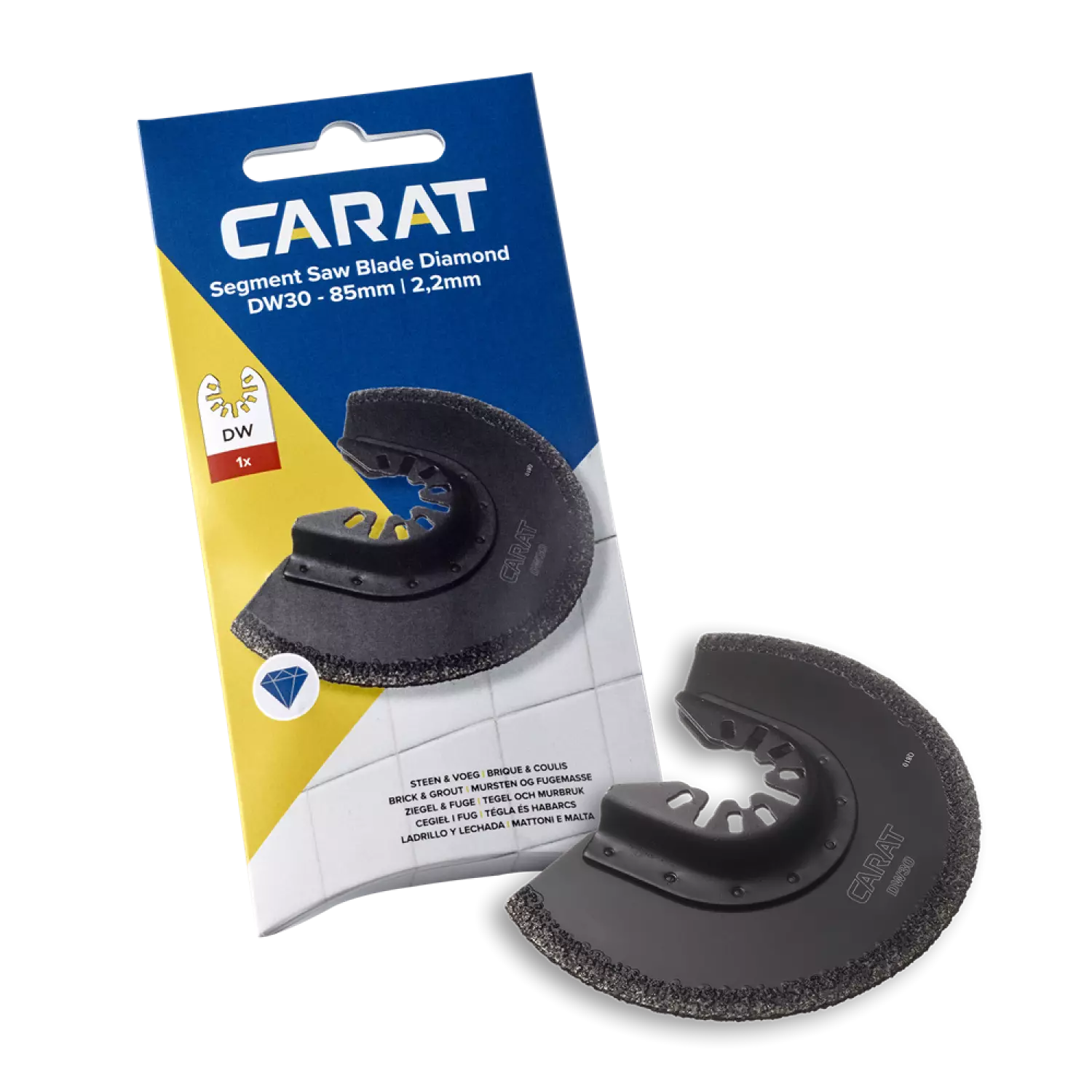 Carat EMT01DW300 Segmentzaagblad - 85 x 2,2mm