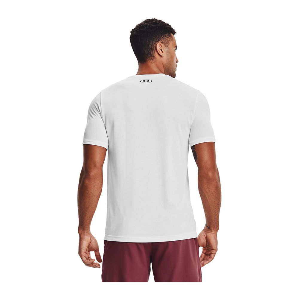 Under Armour SEAMLESS - Maillot Homme blanc