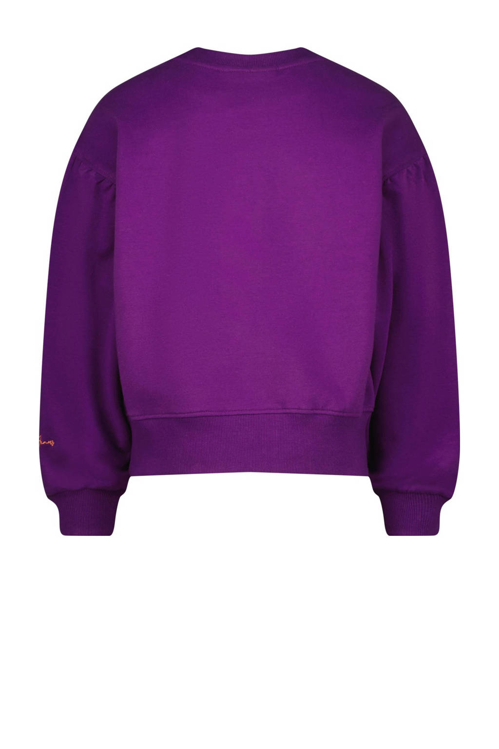 Vingino sweater Noran met tekst paars