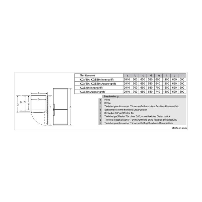 Siemens Kühl-Gefrier-Kombination iQ500 KG39EAICA Edelstahl
