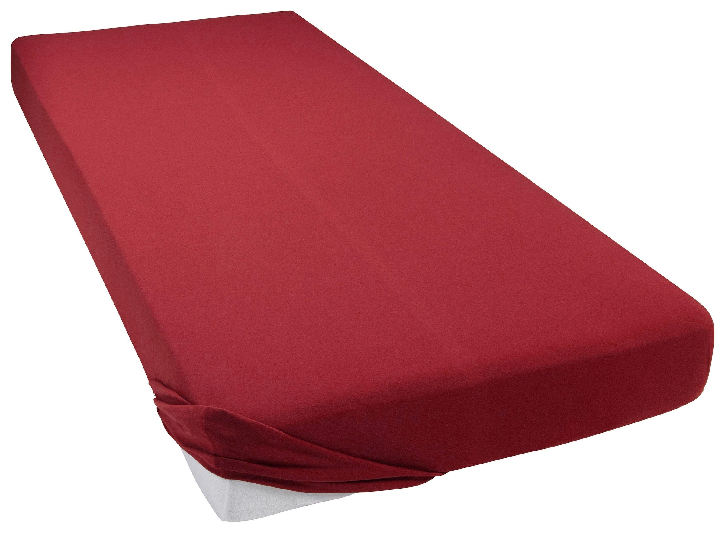 bellana Spannbettlaken »Melone in Gr. 70x140, 90x200, 140x200 oder 180x200 cm« Baumwolle, Matratzen bis 25cm Höhe, Spannbetttuch auch für Kinder