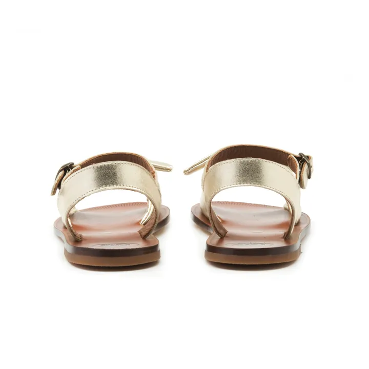 Pèpè Sandales Boucles Nœud | Doré