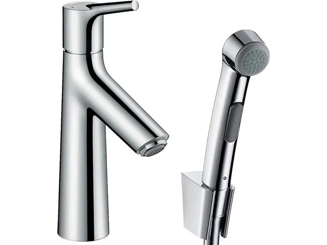 Bidétarmatur Talis S m/bruser, krom