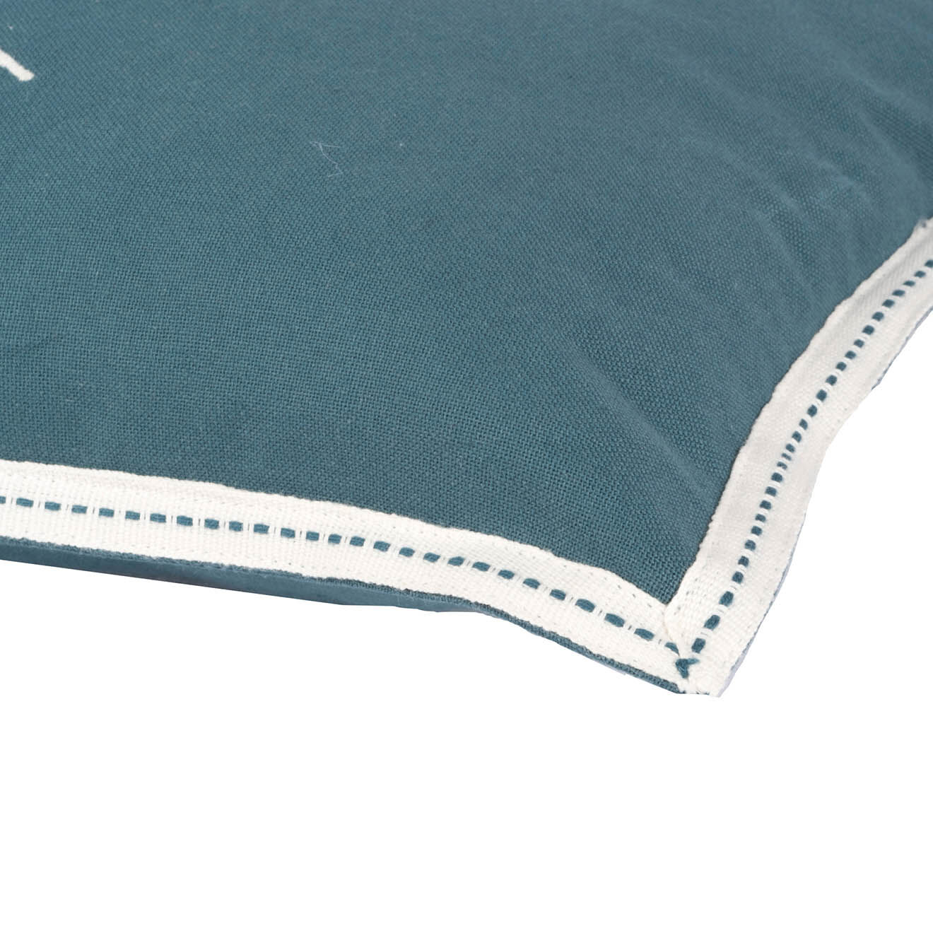 Febronie Housse de coussin Mosquito bleue - 50x30 cm
