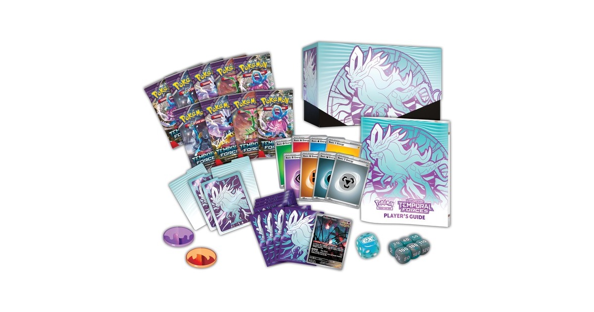 AsmodeePokémon TCG: Scarlet & Violet Temporal Forces Elite Trainer Box Verzamelkaarten  (Engels, Vanaf 2 spelers, Vanaf 6 jaar, assorti)