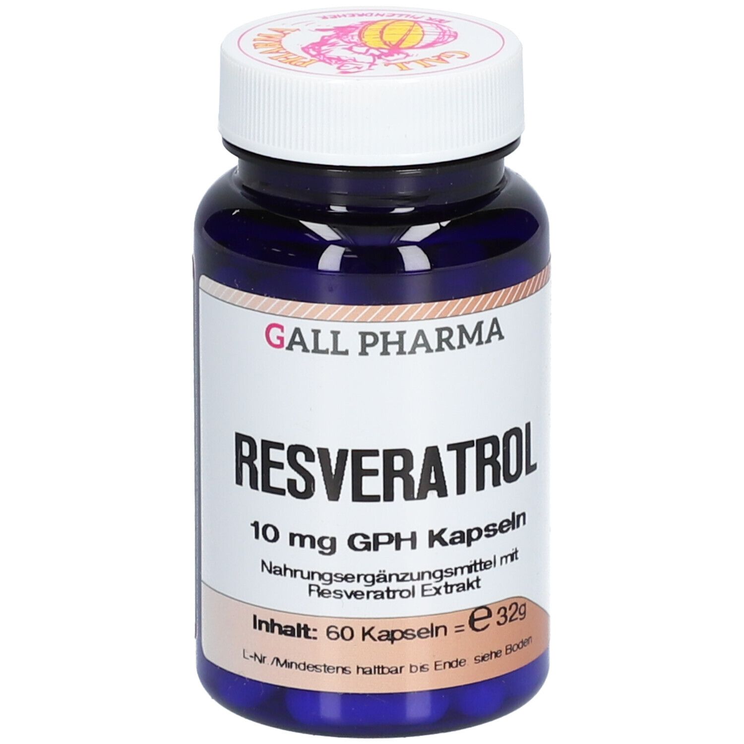 GALL PHARMA Resveratrol 10 mg GPH Kapseln