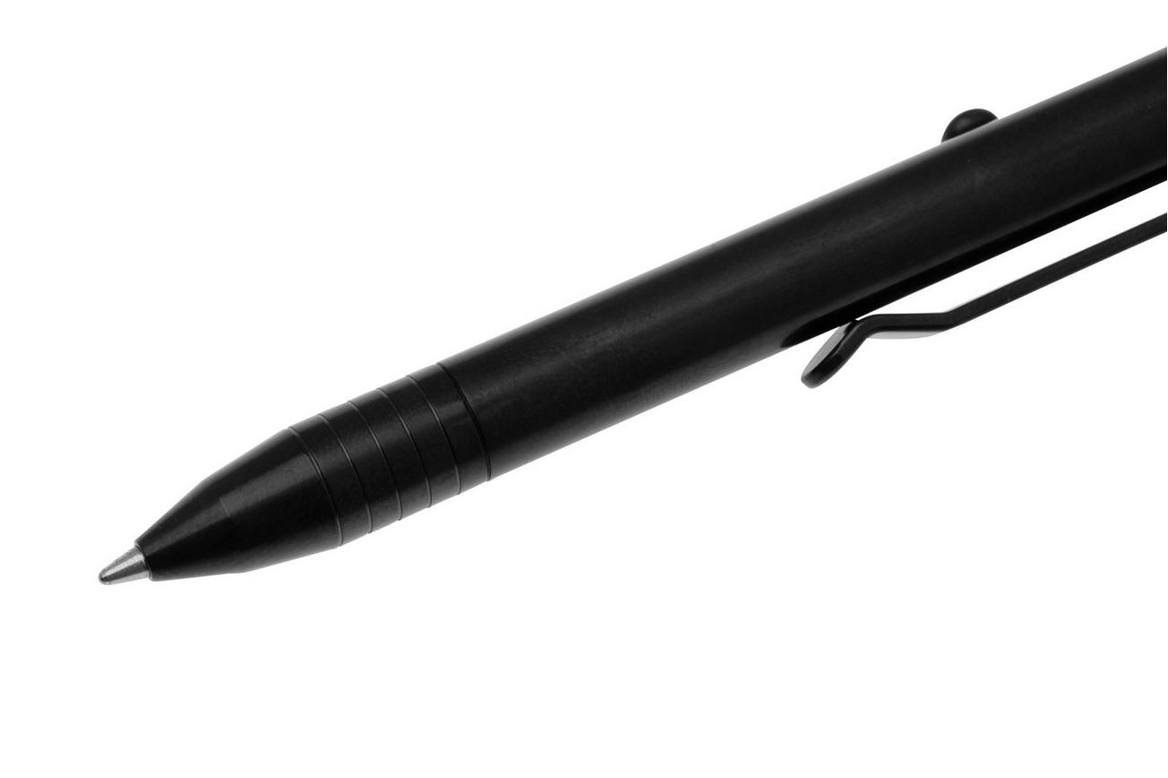 Big Idea Design Mini Bolt Action Pen MBA-DLC Black DLC Titanium, everyday carry pen