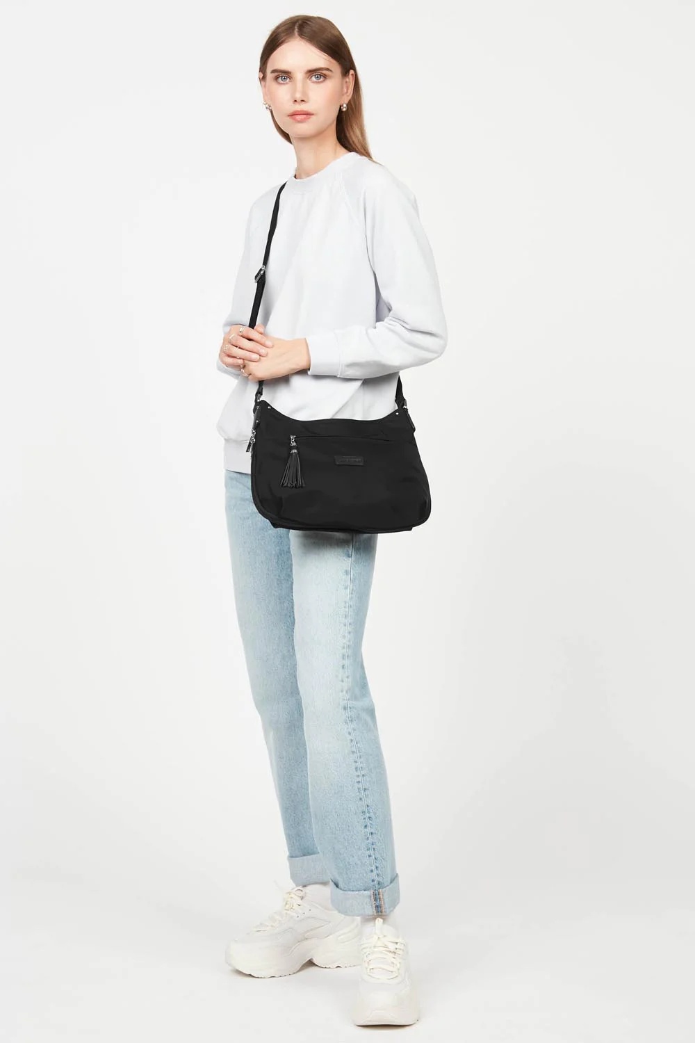 Basic Pompon-Sac besace