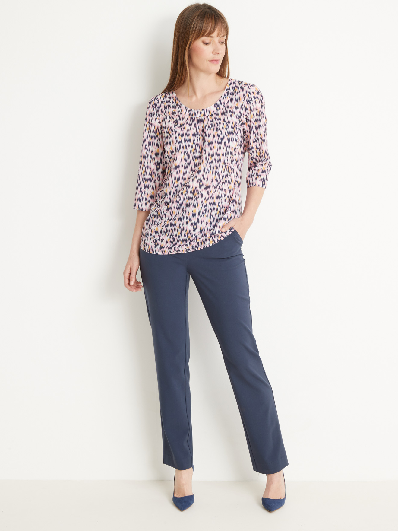 Blouse en microfibre