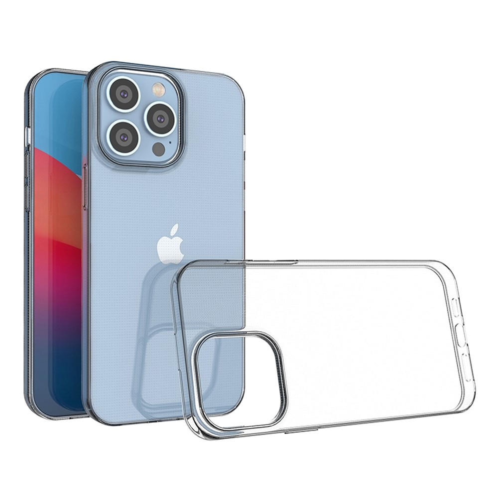 iPhone 14 Pro Max Gummi Case Hülle Slim Design 1.0 mm - Transparent
