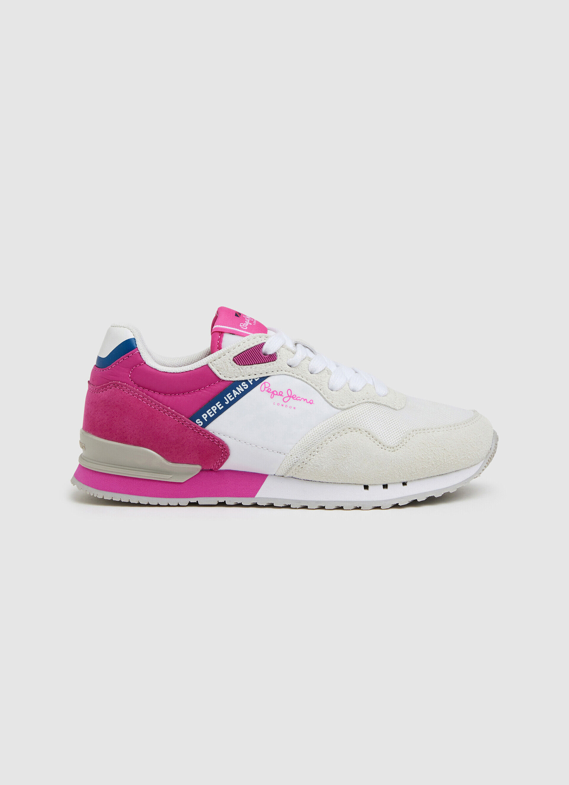 Tênis de corrida básico London - branco
