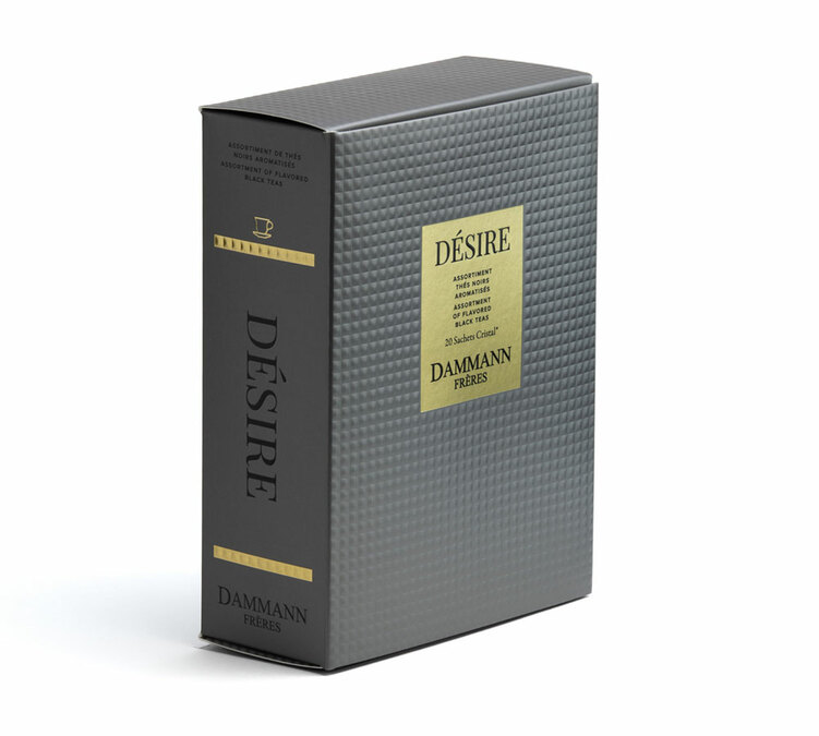 Coffret Désire - 20 sachets de thés noirs aromatisés - DAMMANN FRÈRES