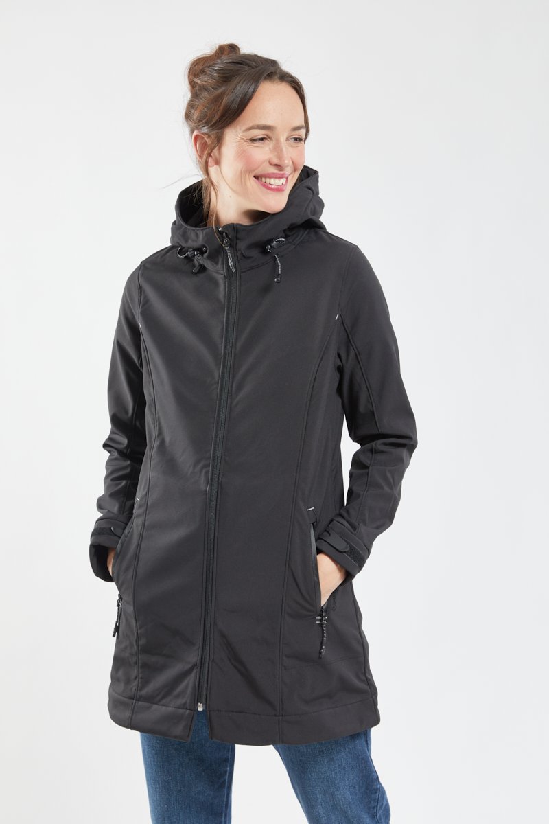 Veste longue softshell SELLY