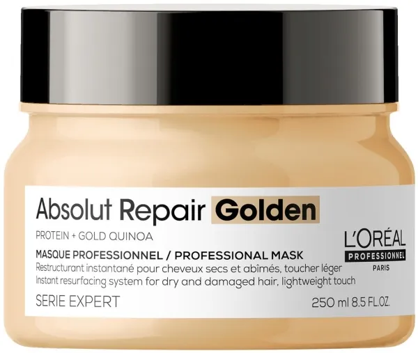 L`Oreal Professionnel Expert Series Absolute Repair Golden Hair Mask, tørt/skadet hår, 250 ml