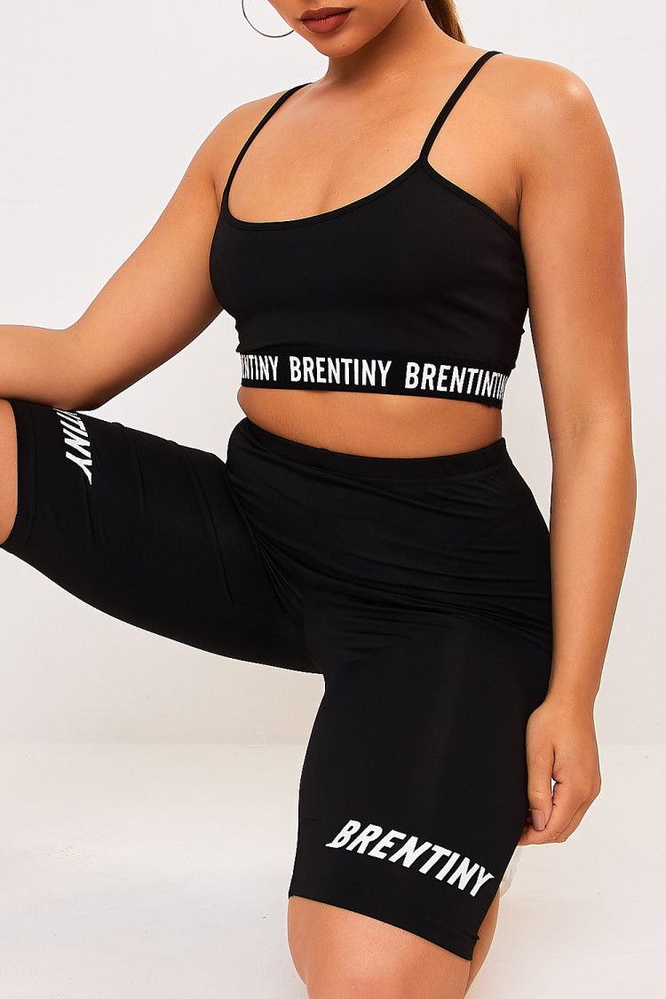 Short cycliste noir Brentiny
