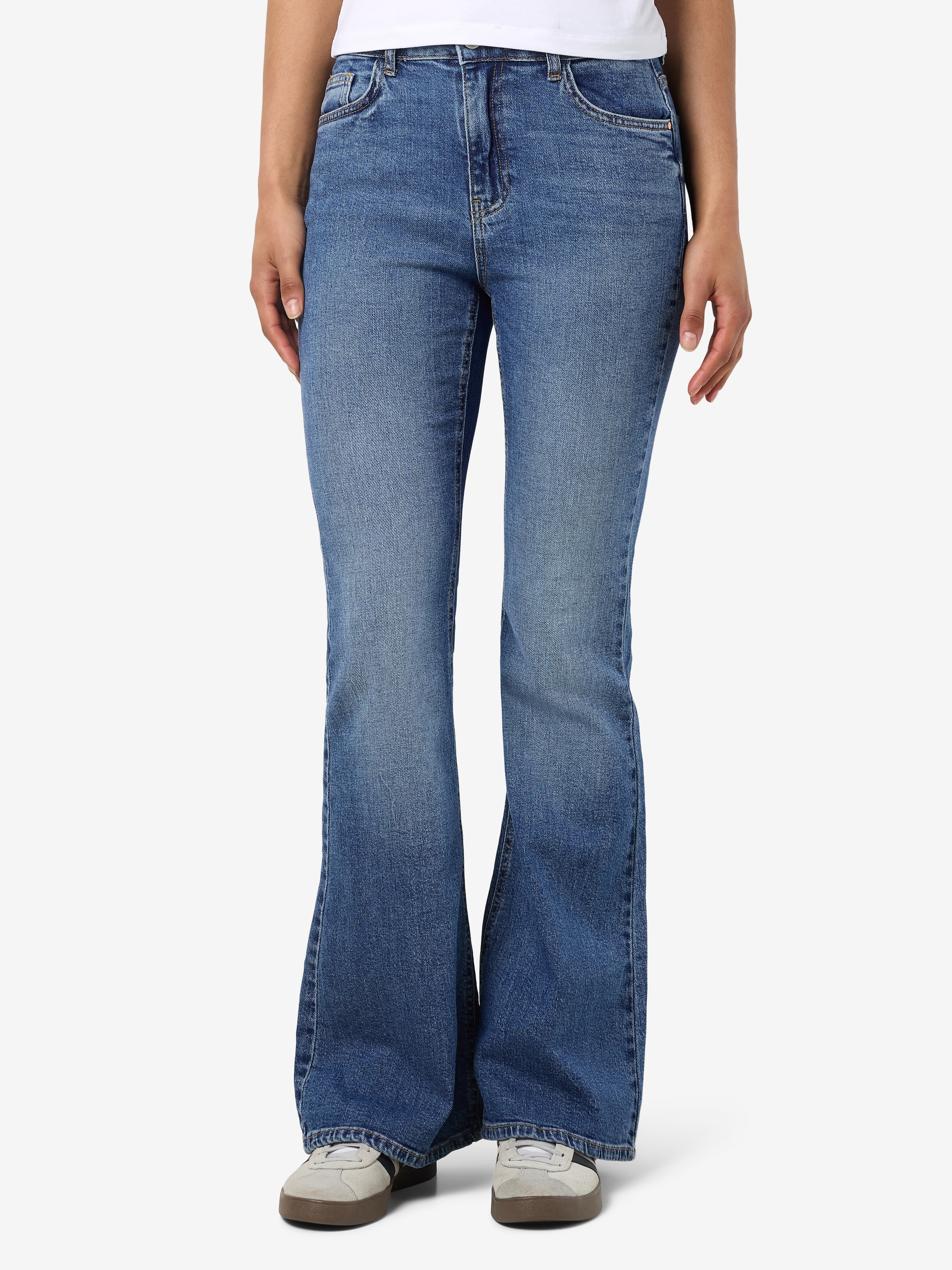 Noisy may Bootcut-Jeans »NMKAREEN HW FLARE LEG JEANS AZ436MB NOOS«