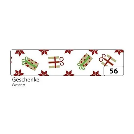 Folia Washi-Tape Geschenke, 15 mm x 10 m