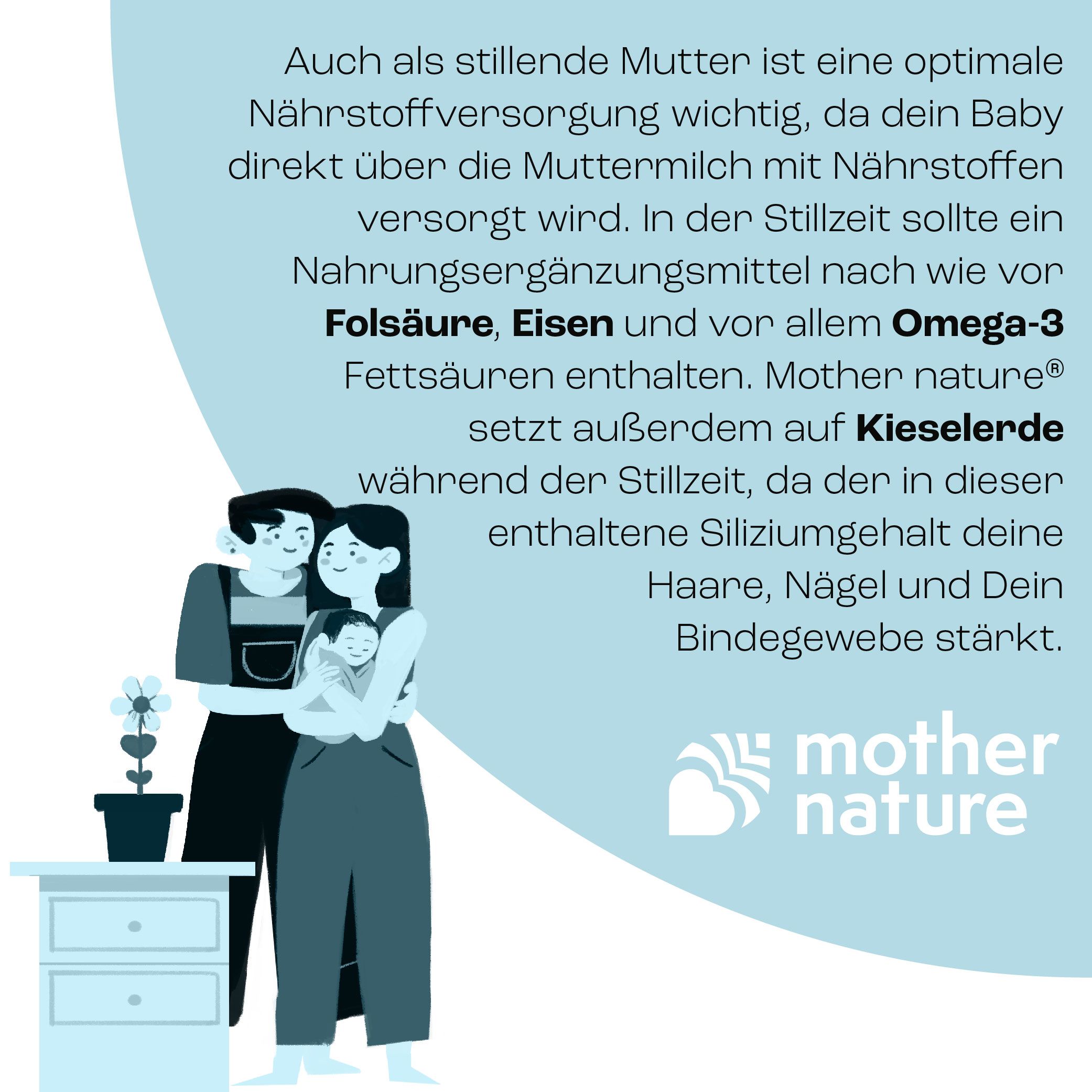 Mother Nature® Schwangerschaftsvitamine während der Stillzeit - Phase 3