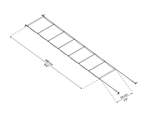 Palram – Canopia zonweringset voor alle 4,25 m terrasoverkappingen