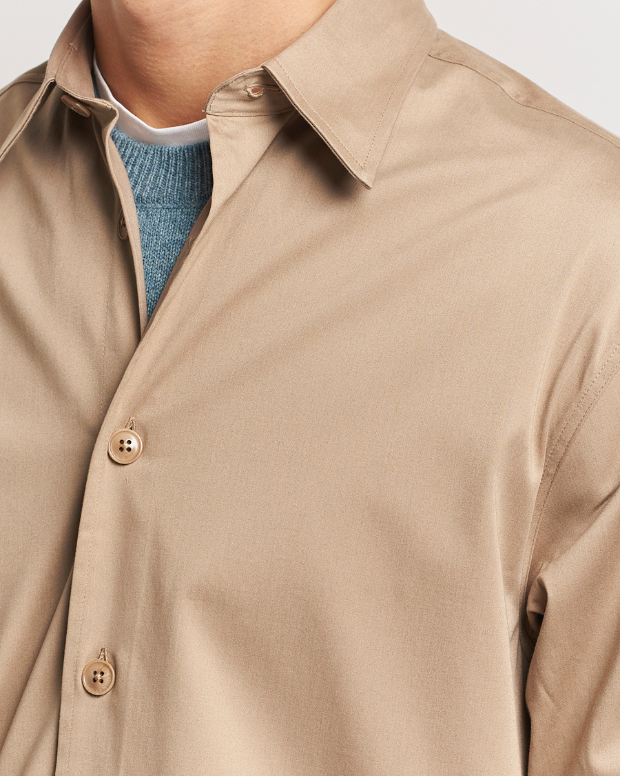NN07 Quinsy Cotton Overshirt Timber Wolf