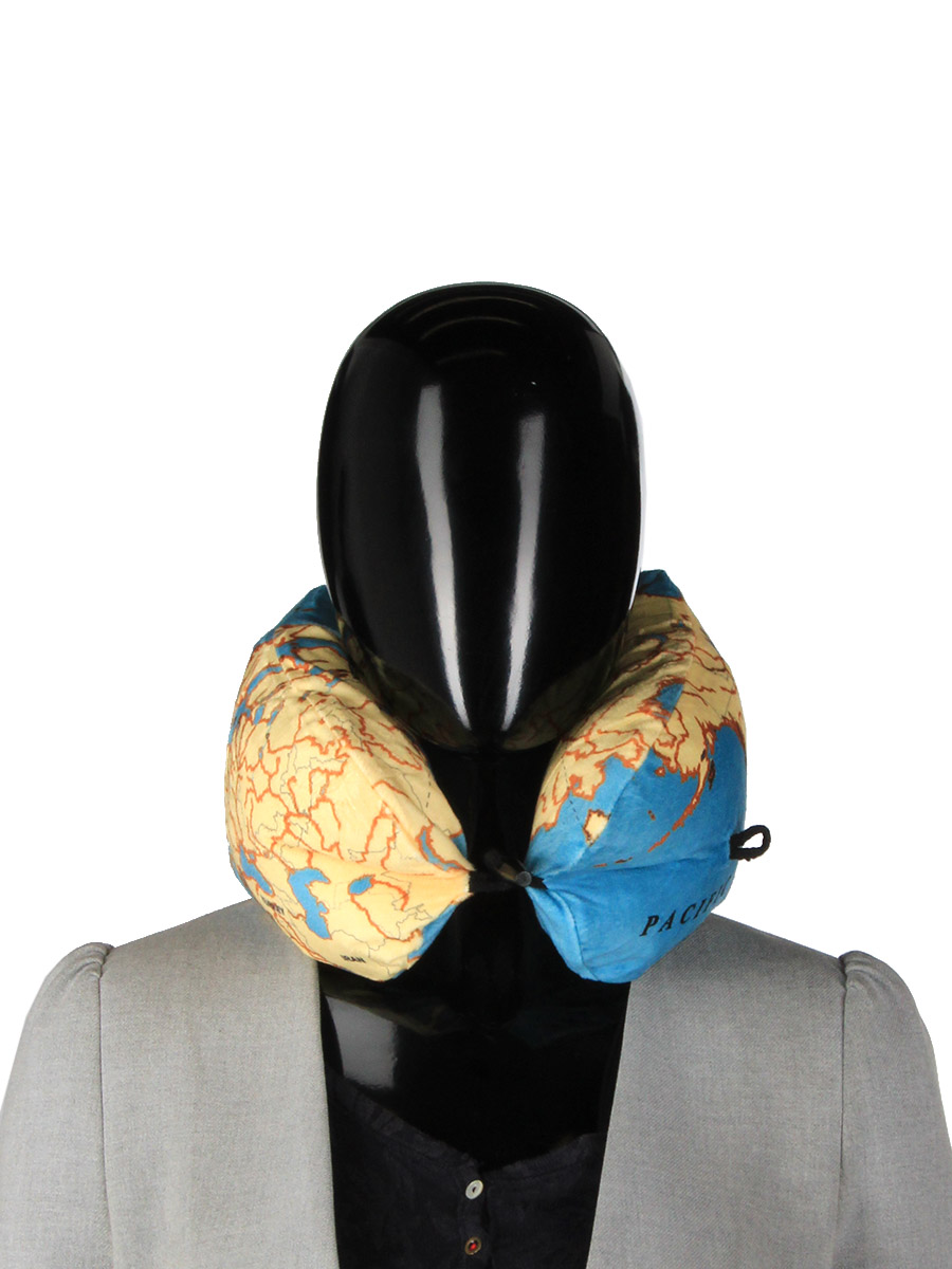 Coussin de voyage Kikkerland World