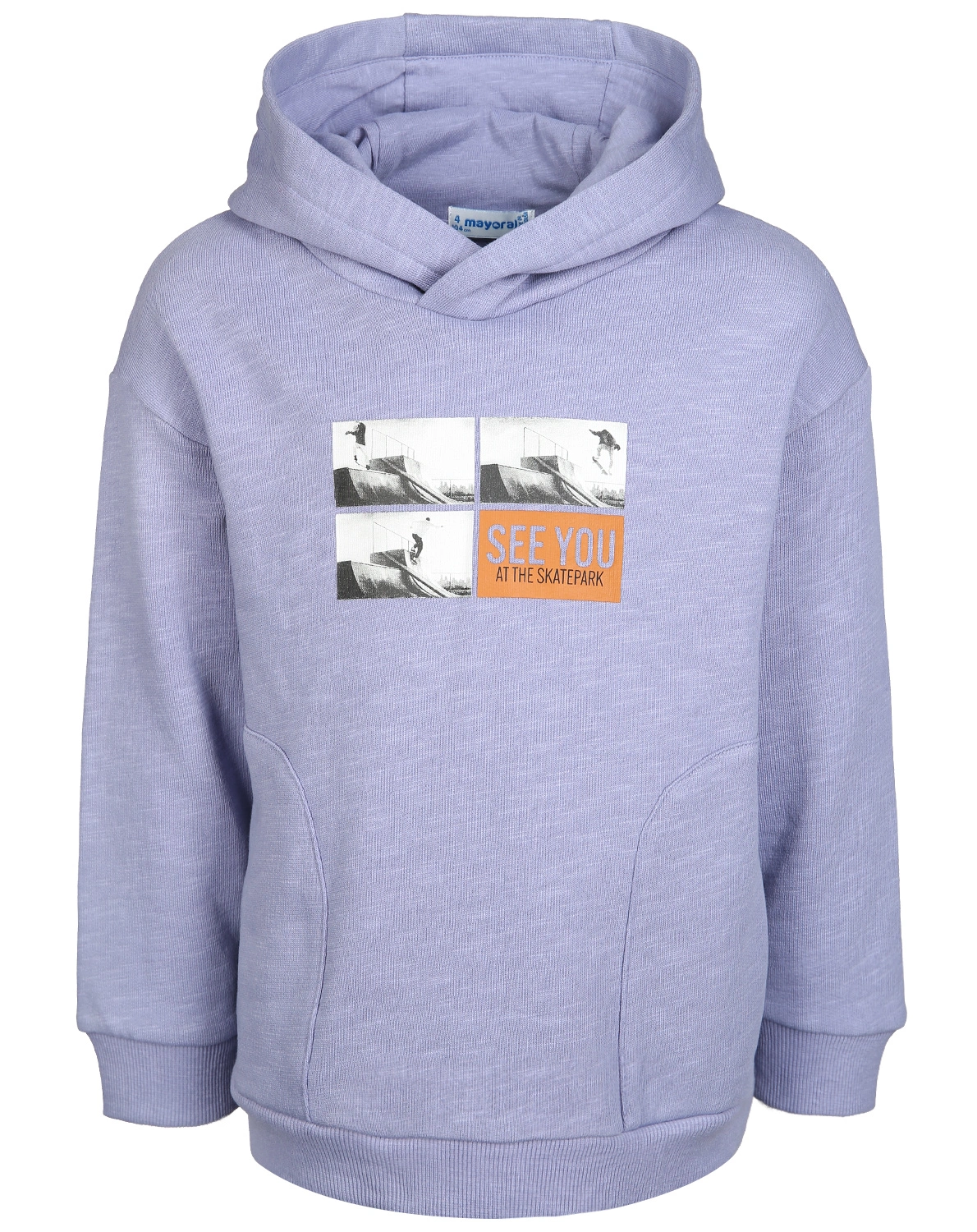 Kapuzen-Sweatshirt SEE YOU  in malve