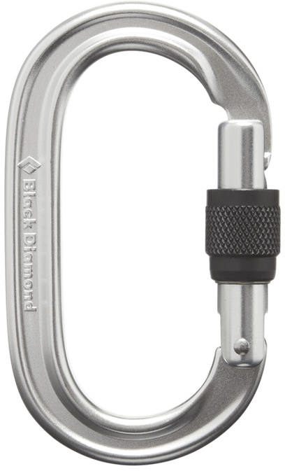 Black Diamond Oval Keylock Screwgate