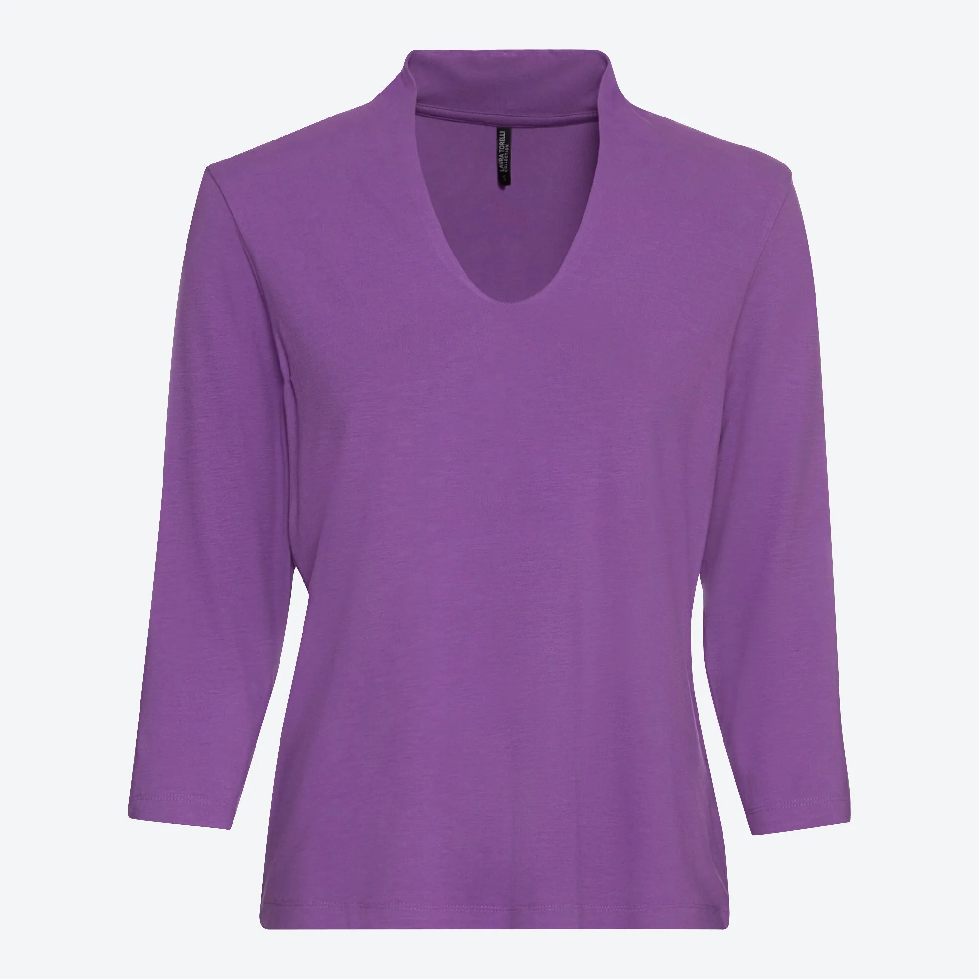 Damen-Shirt mit Kelch-Kragen