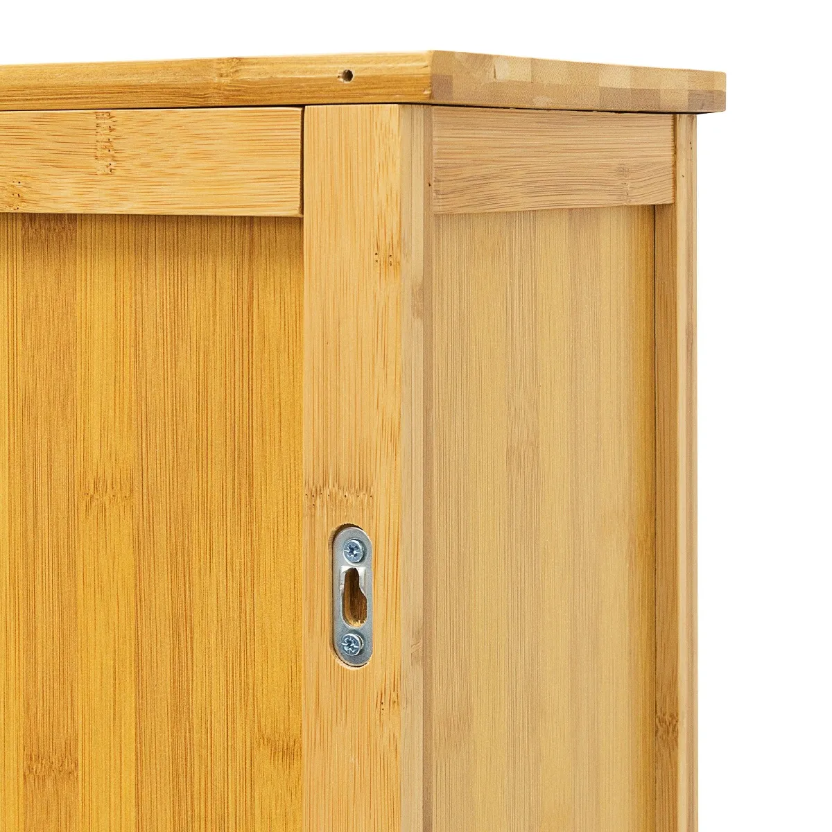 Armoire salle de bain Helloshop26 - Bambou 66 x 62 cm