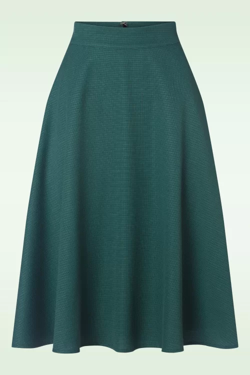 Banned Retro Hope Shimmer swing rok in groen