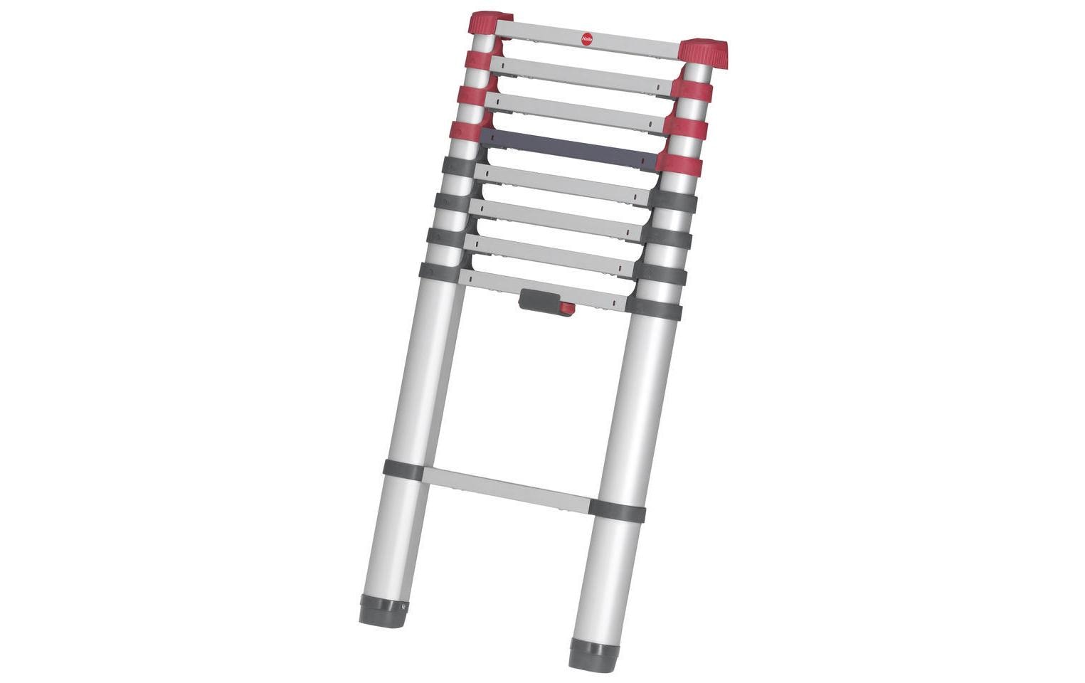 Hailo Anlegeleiter »T80 Flexline 260 9 Stufen« Aluminium Sicherheits-Teleskopleiter