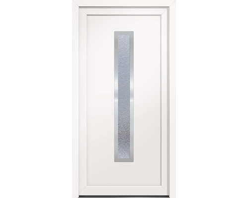 Multifunctionele deur, kunststof, Alabama II, wit, 2000 x 1000 mm, linksdraaiend
